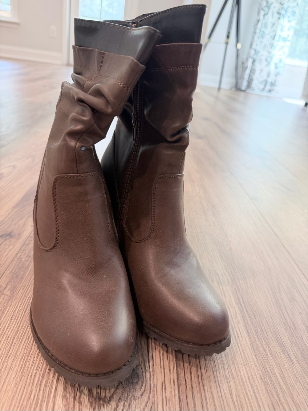 Slouchy Wedge Bootie